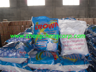 الصين popular selling blue color low price detergent powder/blue color washing powder with 300g, المزود
