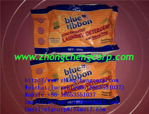 الصين Popular selling blue ribbon 500g,5kg,top quality laundry powder/enzyme washing powder/effective washing powder for hand المزود