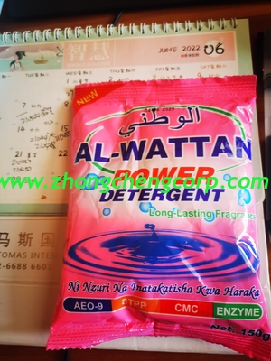 packing 30g 35g bag Laundry Detergent Powder clean bright fresh for hand wash, front and top loading washing machine