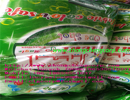 high quality 25kg bulk bag washing powder/25kg washing powder/25kg detergent powder with high foma to dubai market