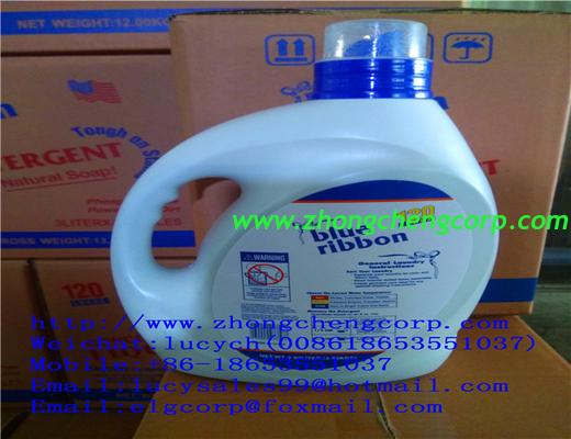 Blue Ribbon good smell 3L Liquid detergent/2L Liquid Detergent/OEM Liquid Detergent used for washing machine and hand
