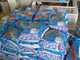 blue hand washing powder/hand washing detergent powder with 35g, 65g 75g to africa market المزود