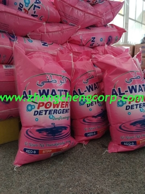 Cheap Washing Powder 900G/450G/3500G/1000G Laundry Powder Detergent Powder Jordan Iraq White or Blue Powder 300-700g/l