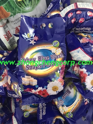 3kg, 5kg, 200g, 1kg Brightening Foam Cleaner Laundry Powder For Clothes Washing Blue White Or Green Blue Color to Guyana
