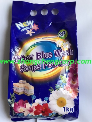 3kg, 5kg, 200g, 1kg Brightening Foam Cleaner Laundry Powder For Clothes Washing Blue White Or Green Blue Color to Guyana
