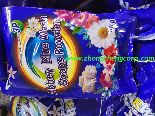 3kg, 5kg, 200g, 1kg Brightening Foam Cleaner Laundry Powder For Clothes Washing Blue White Or Green Blue Color to Guyana
