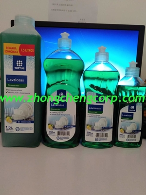 hot sale 300ml 500ml 1500ml factory of detergent washing powder liquid detergent dishwashing liquid soap with good price